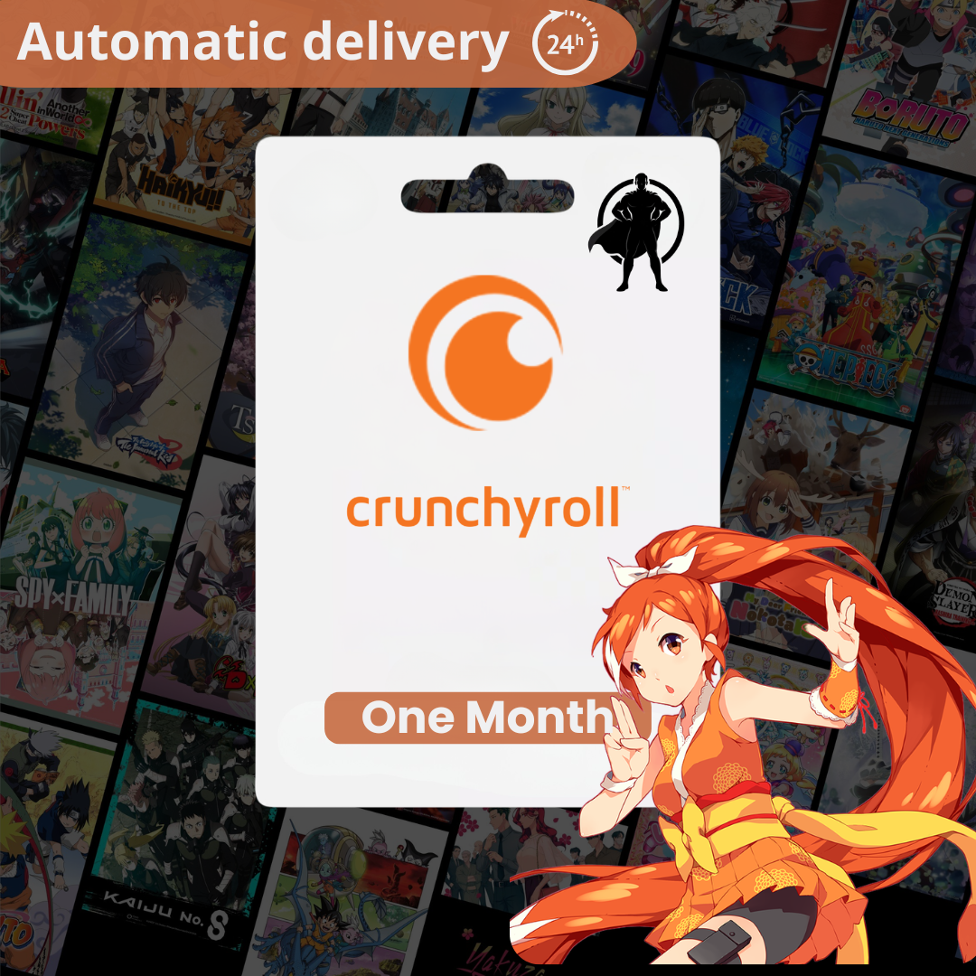 Crunchyroll 1-Month Subscription – Account